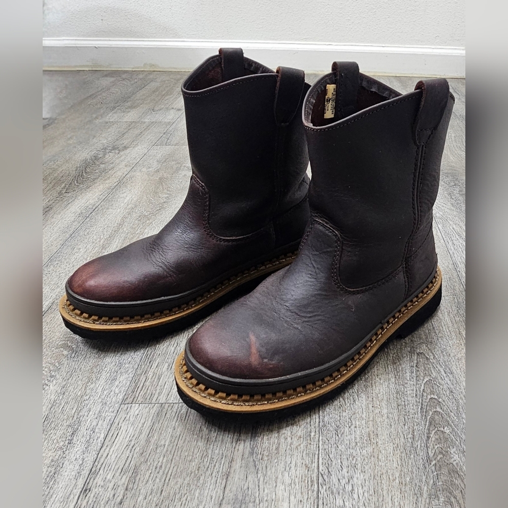 Men's Pull-on Georgia Boots-Size 8